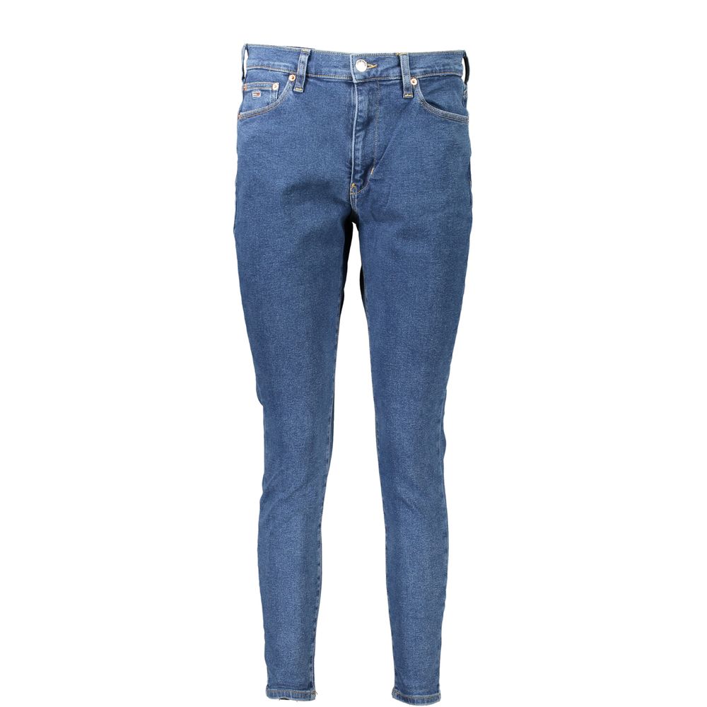 Tommy Hilfiger Blue Cotton Women's Skinny Jean