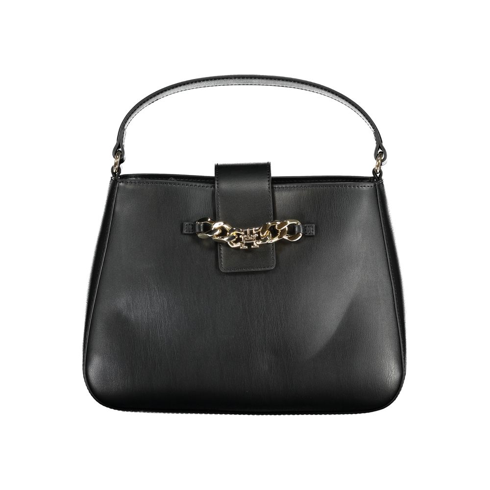 Tommy Hilfiger Nero Poliuretano Women Handbag Tommy Hilfiger