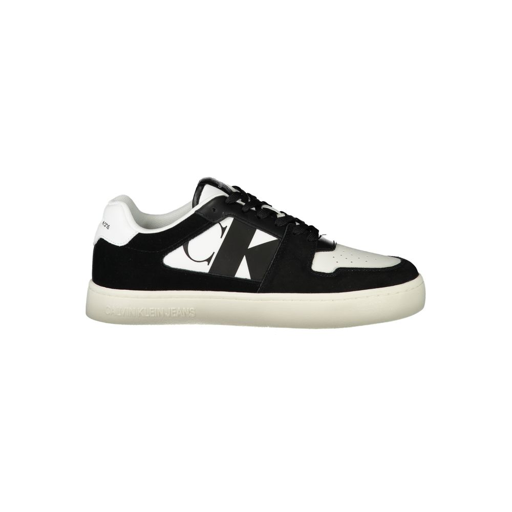 Calvin Klein White Polyester Men's Sneaker