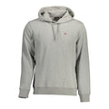 Napapijri Gray Cotton Men's Hoodie