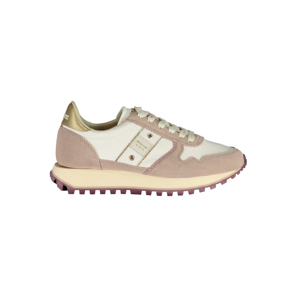 Blauer Bianco Poliestere Women Sneaker Blauer