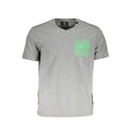 Plein Sport Grey Cotton Men T-Shirt