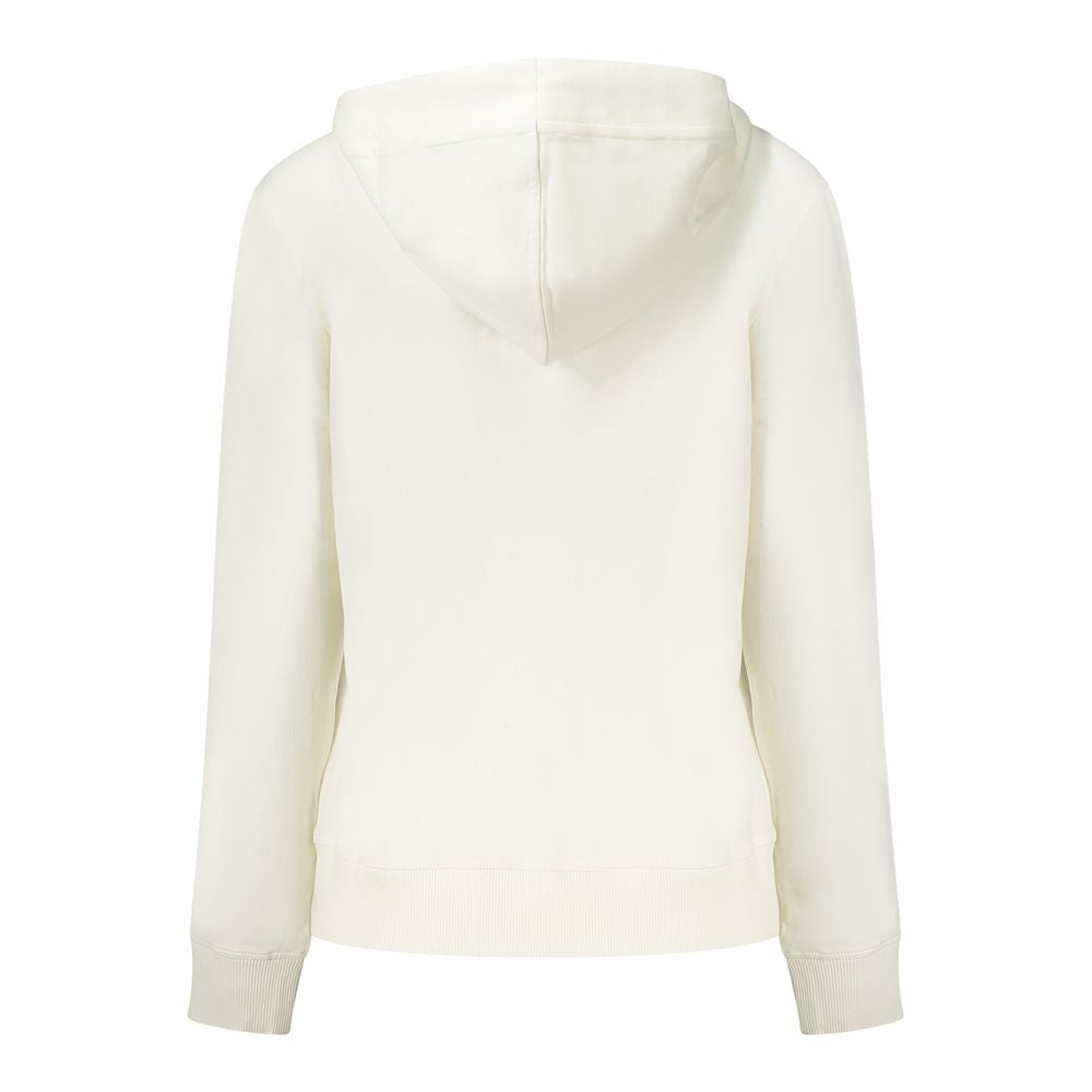 North Sails White Cotton Women's Hooded Sweatshirt North Sails