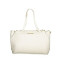 Mario Valentino Bianco Polyurethane Women's Bag with Handles and Internal Pocket