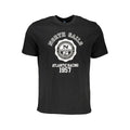 North Sails Black Cotton Men T-Shirt