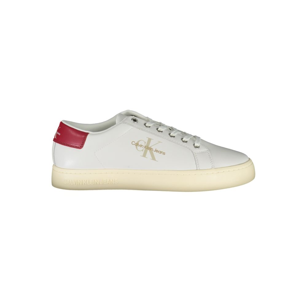 Calvin Klein White Polyester Men Sneaker Calvin Klein
