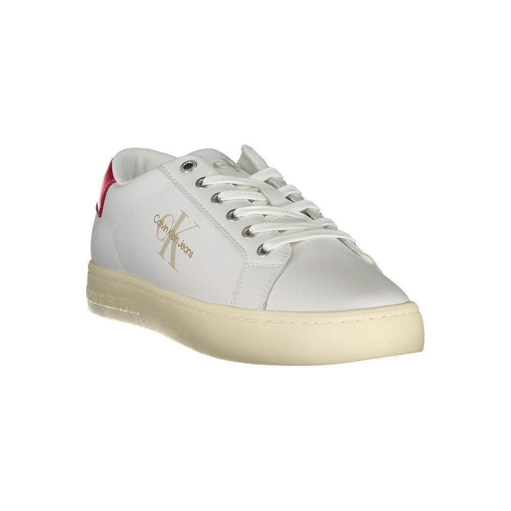 Calvin Klein White Polyester Men Sneaker Calvin Klein