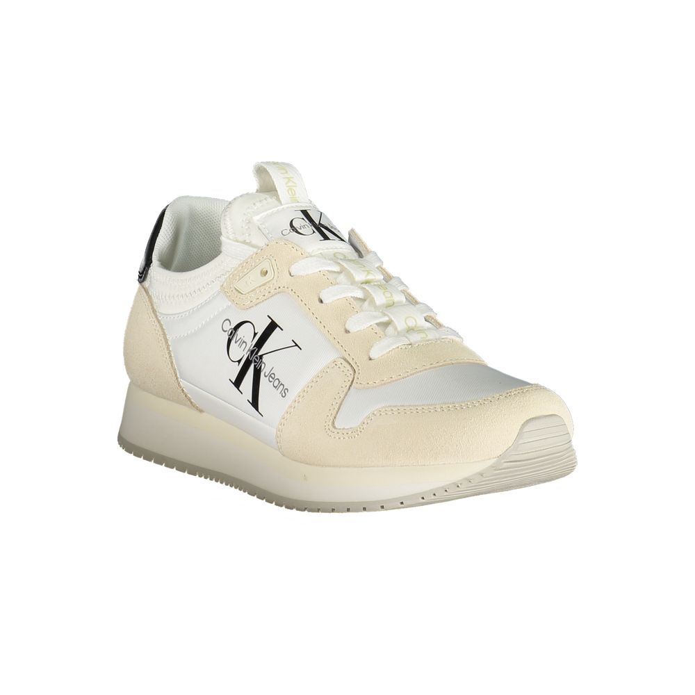 Calvin Klein Bianco Polyurethane Women Sneaker Calvin Klein