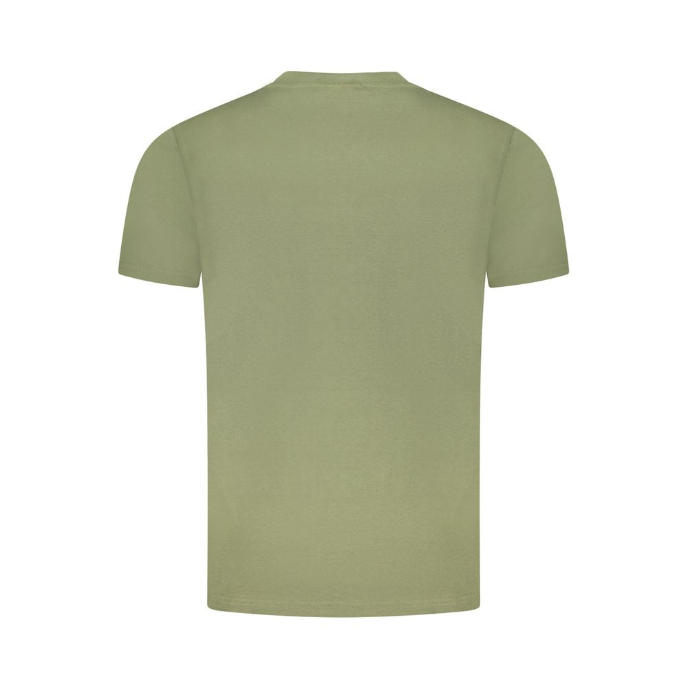 Cavalli Class Verde Cotton Men T-Shirt Cavalli Class
