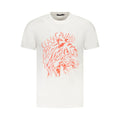 Cavalli Class Bianco Cotton Men T-Shirt