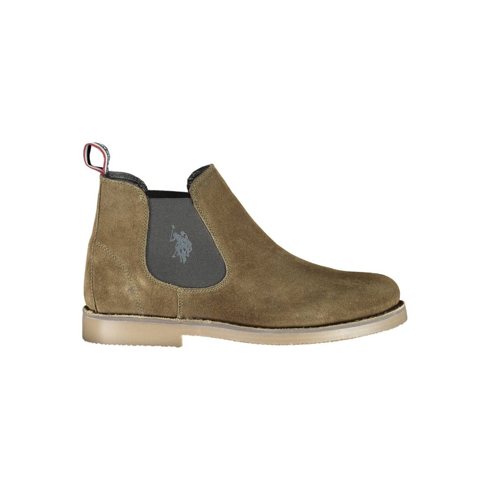 U.S. POLO ASSN. Green Leather Men's Boot