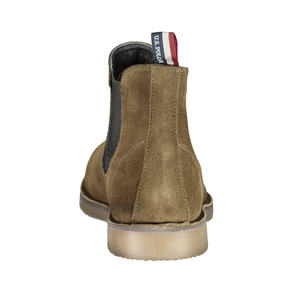 U.S. POLO ASSN. Green Leather Men's Boot