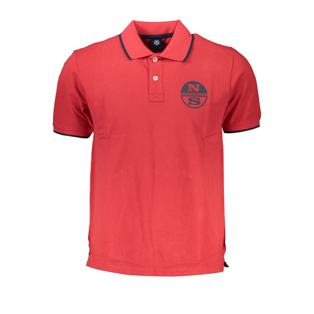 North Sails Rosso Cotton Men Polo North Sails