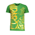 Cavalli Class Verde Cotton Men T-Shirt Cavalli Class