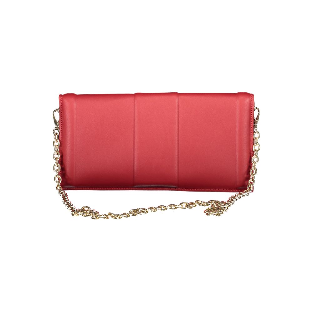 Mario Valentino Rosso Polyurethane Women's Bag for Effortless Style and Elegance Mario Valentino