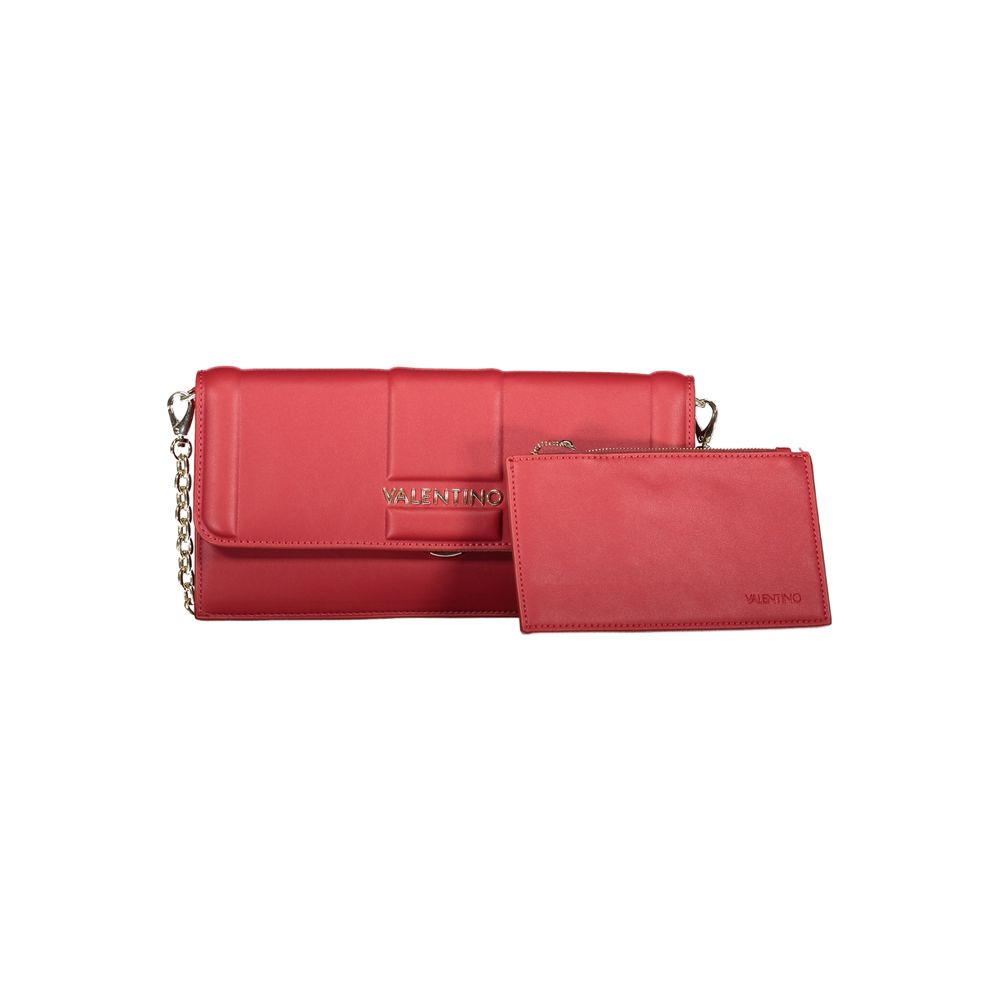 Mario Valentino Rosso Polyurethane Women's Bag for Effortless Style and Elegance Mario Valentino