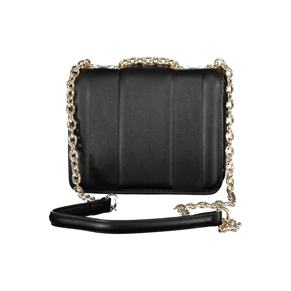 Mario Valentino Black Polyurethane Women's Bag