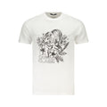Cavalli Class Bianco Cotton Men T-Shirt
