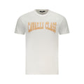 Cavalli Class Bianco Cotton Men T-Shirt