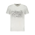 Cavalli Class Bianco Cotton Men T-Shirt