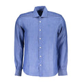 North Sails Blu Linen Men Shirt