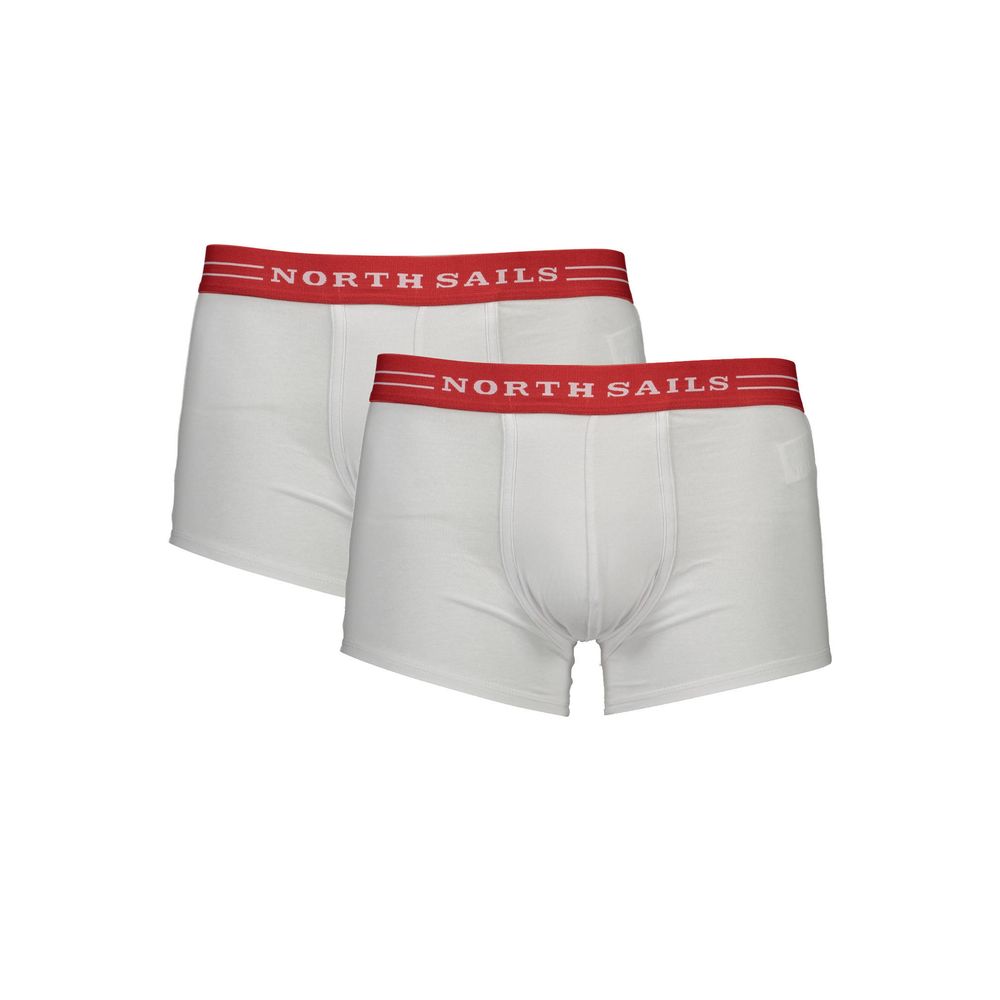 North Sails White Cotton Men's Boxer Briefs North Sails