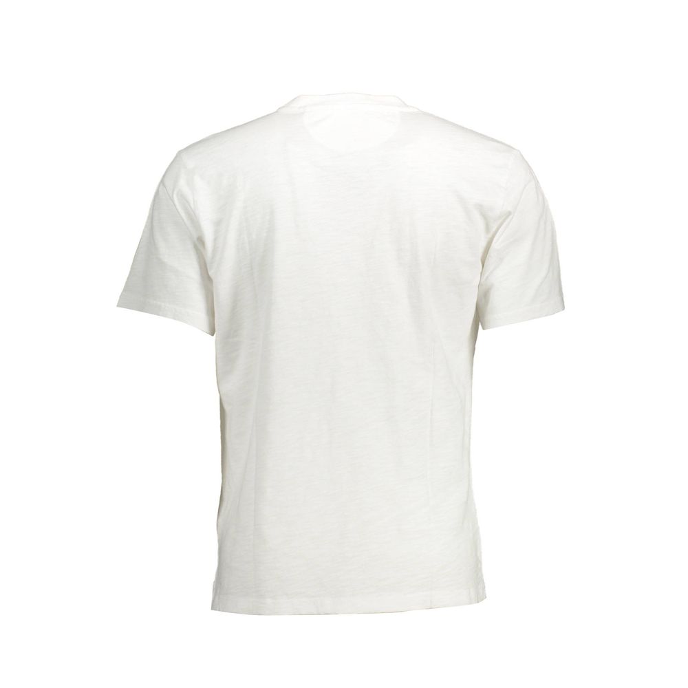 La Martina Bianco Cotton Men T-Shirt La Martina