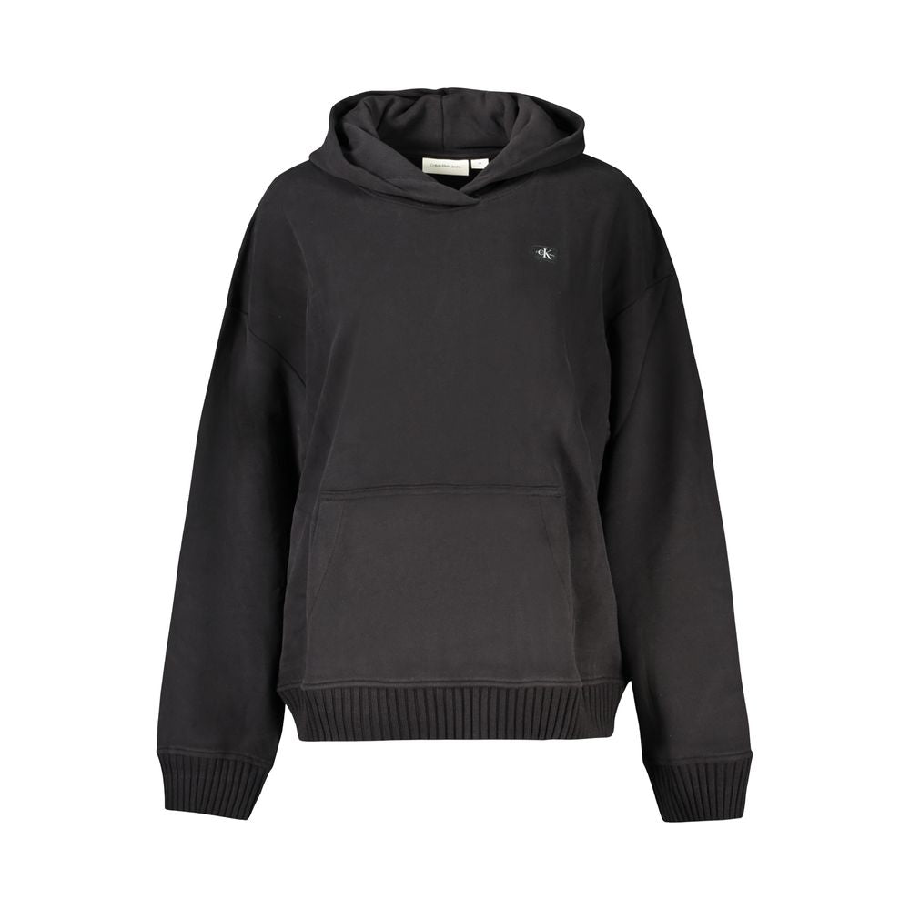 Calvin Klein Black Cotton Women Sweatshirt Calvin Klein