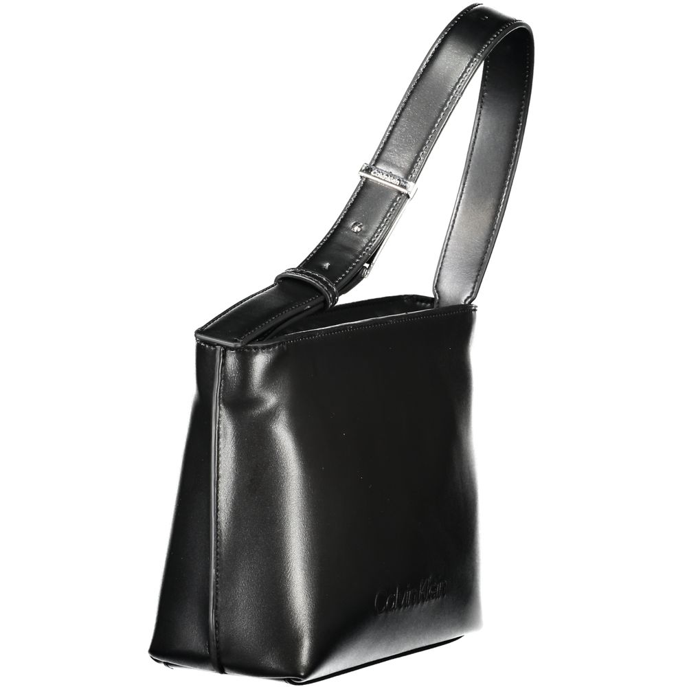 Calvin Klein Black Polyester Woman Shoulder Bag Calvin Klein