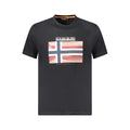 Napapijri Black Cotton Men's T-Shirt