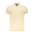 Cavalli Class Beige Cotton Men Polo Shirt