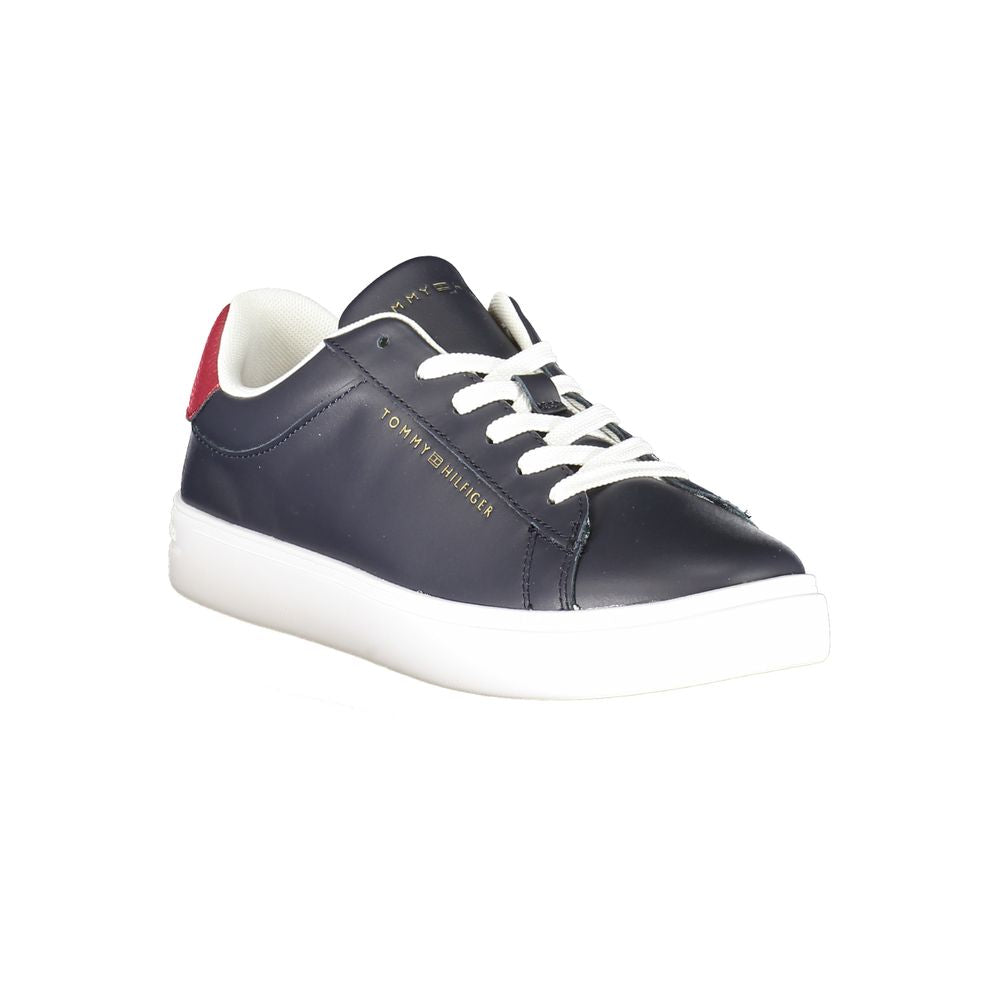 Tommy Hilfiger Blue Polyurethane Women Sneaker Tommy Hilfiger