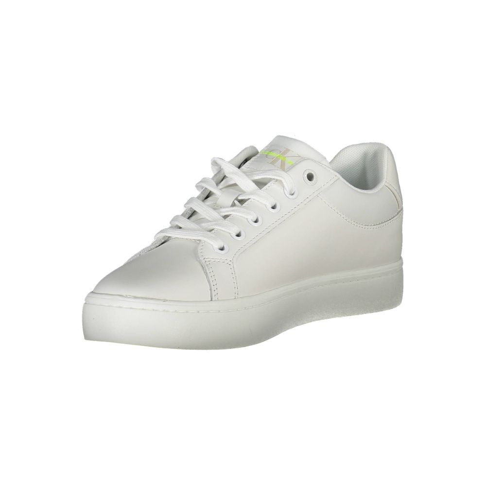 Calvin Klein Bianco Leather Women Sneaker Calvin Klein