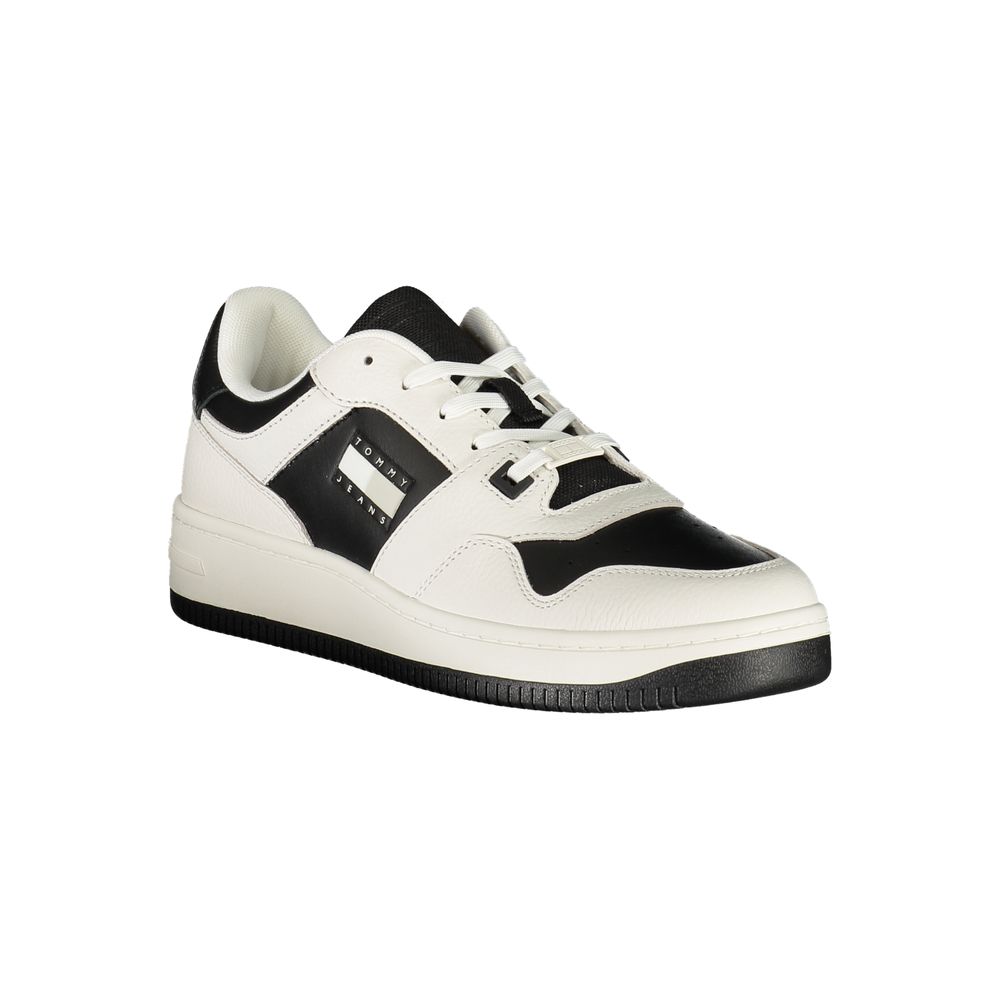 Tommy Hilfiger Bianco Polyurethane Men Sneaker Tommy Hilfiger