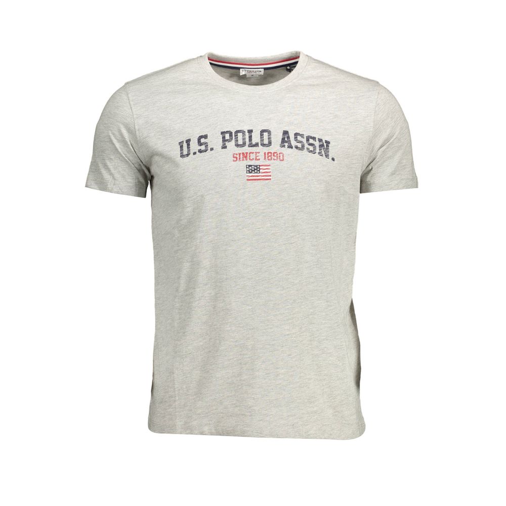 U.S. POLO ASSN. Gray Cotton Men's T-Shirt