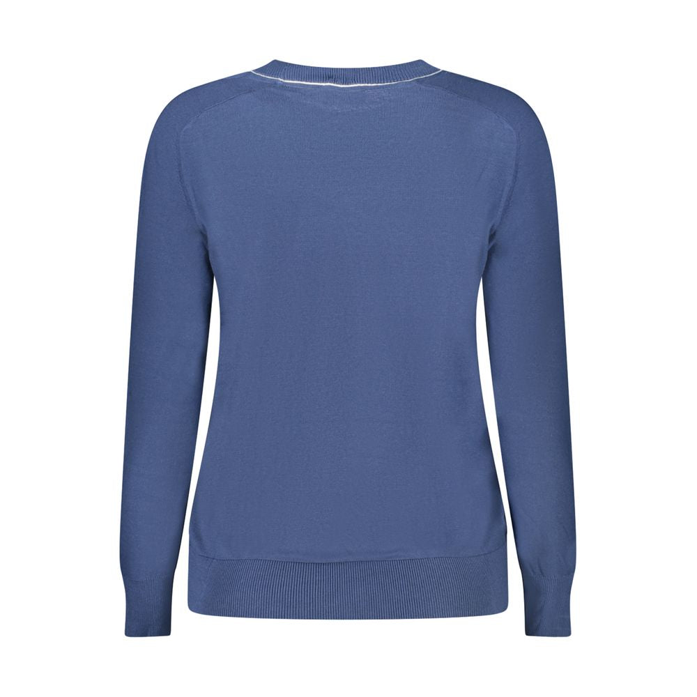 North Sails Blue Viscose Women's Sweater North Sails