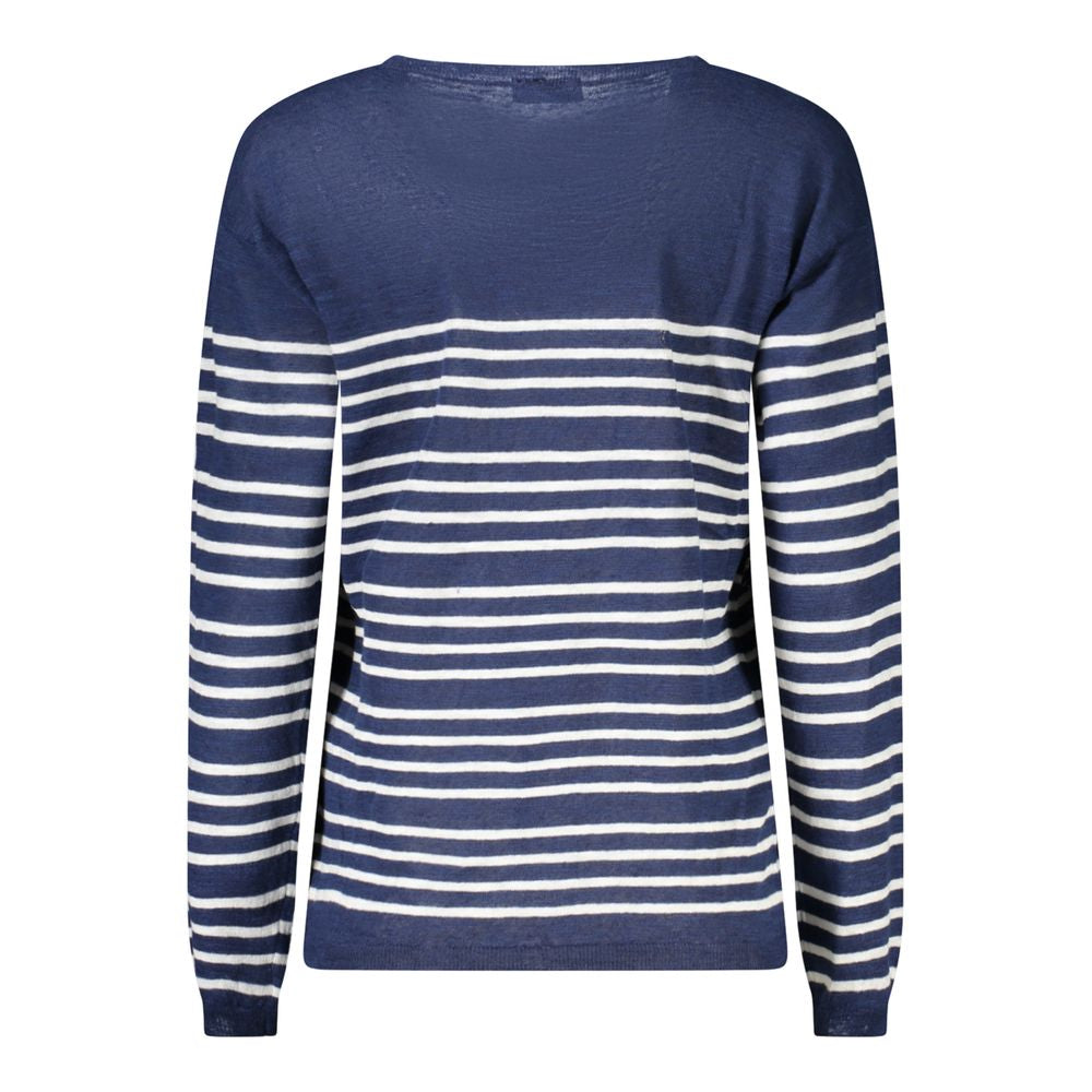 North Sails Blue Linen Women's Sweater North Sails