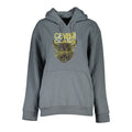 Cavalli Class Grigio Polyester Women Sweatshirt