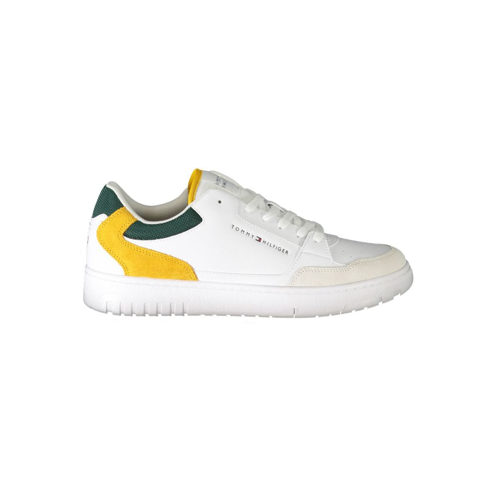 Tommy Hilfiger Bianco Leather Men Sneaker Tommy Hilfiger