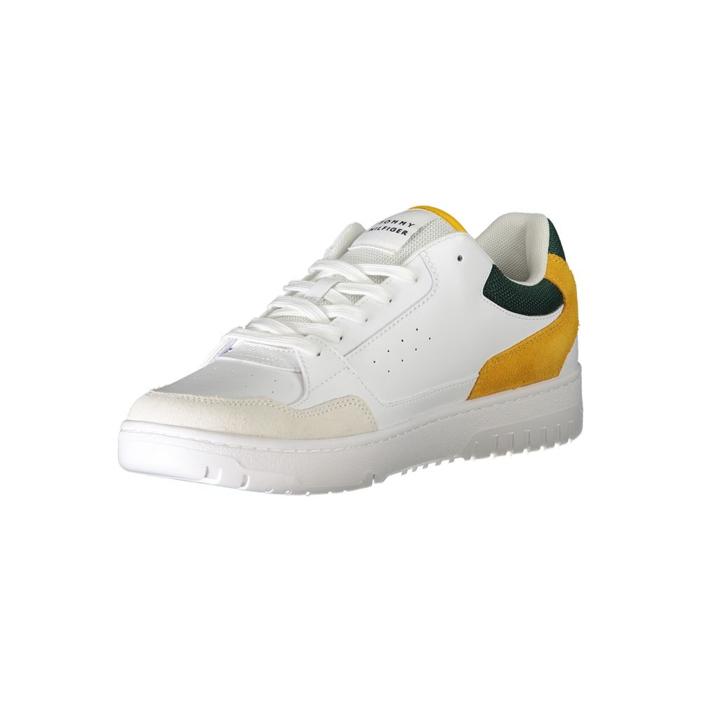 Tommy Hilfiger Bianco Leather Men Sneaker Tommy Hilfiger