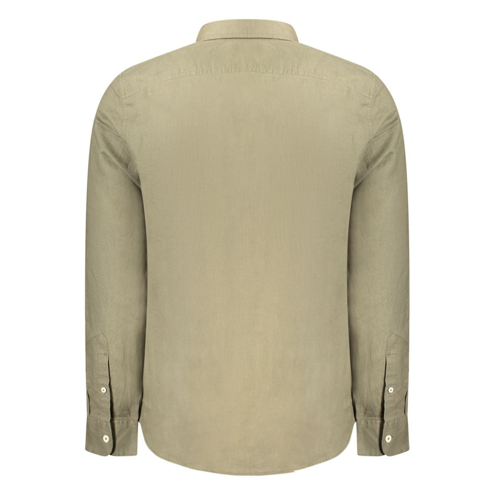 Timberland Verde Linen Men Shirt Timberland