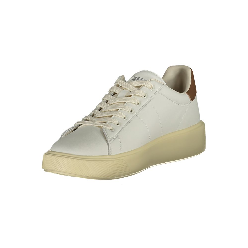 Blauer White Polyurethane Men Sneaker Blauer