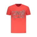 Cavalli Class "Rosso Cotton Men T-Shirt"