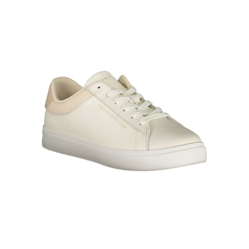 Tommy Hilfiger Beige Polyurethane Women Sneaker Tommy Hilfiger