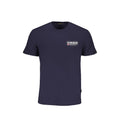 Napapijri Blue Organic Cotton Men T-Shirt