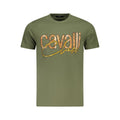Cavalli Class Verde Cotton Men T-Shirt