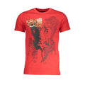 Cavalli Class Red Cotton Men T-Shirt