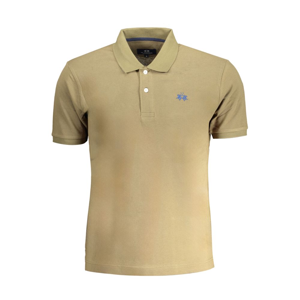 La Martina Verde Cotton Men's Polo Shirt La Martina