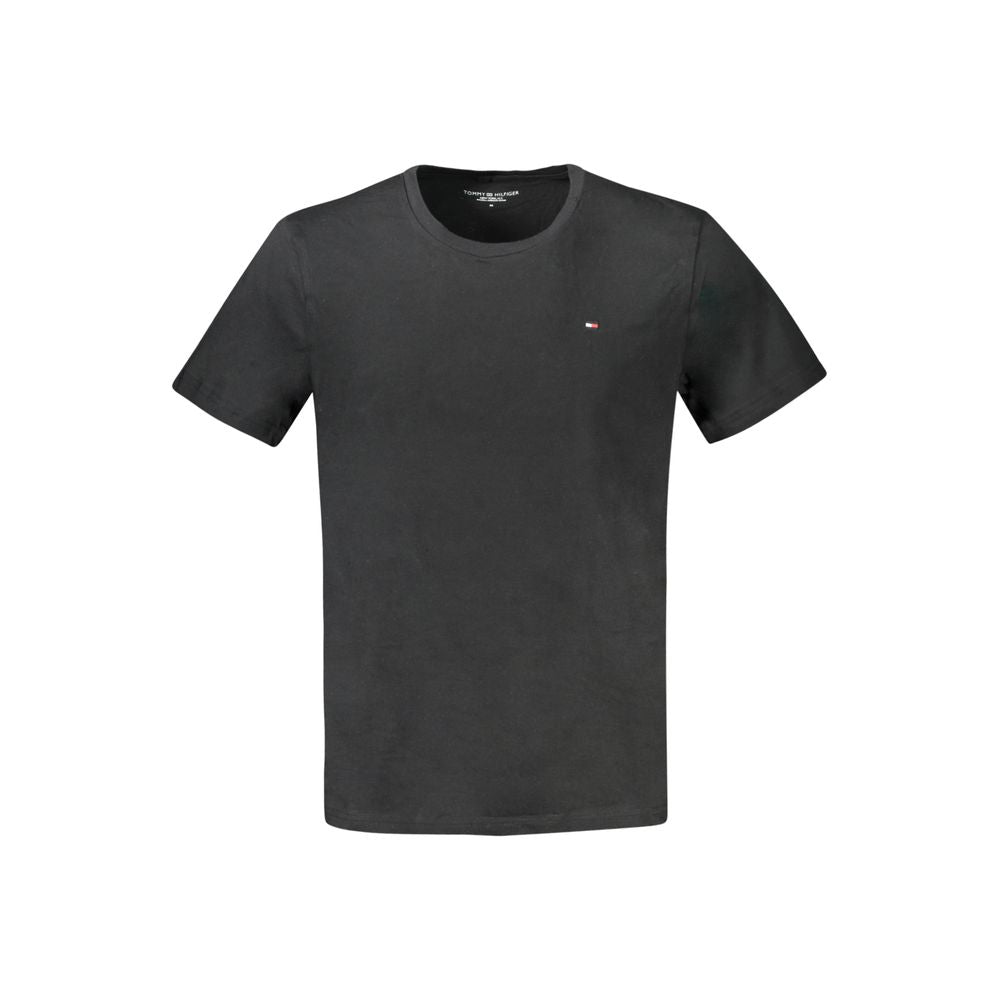 Tommy Hilfiger Black Cotton Men's T-Shirt Tommy Hilfiger