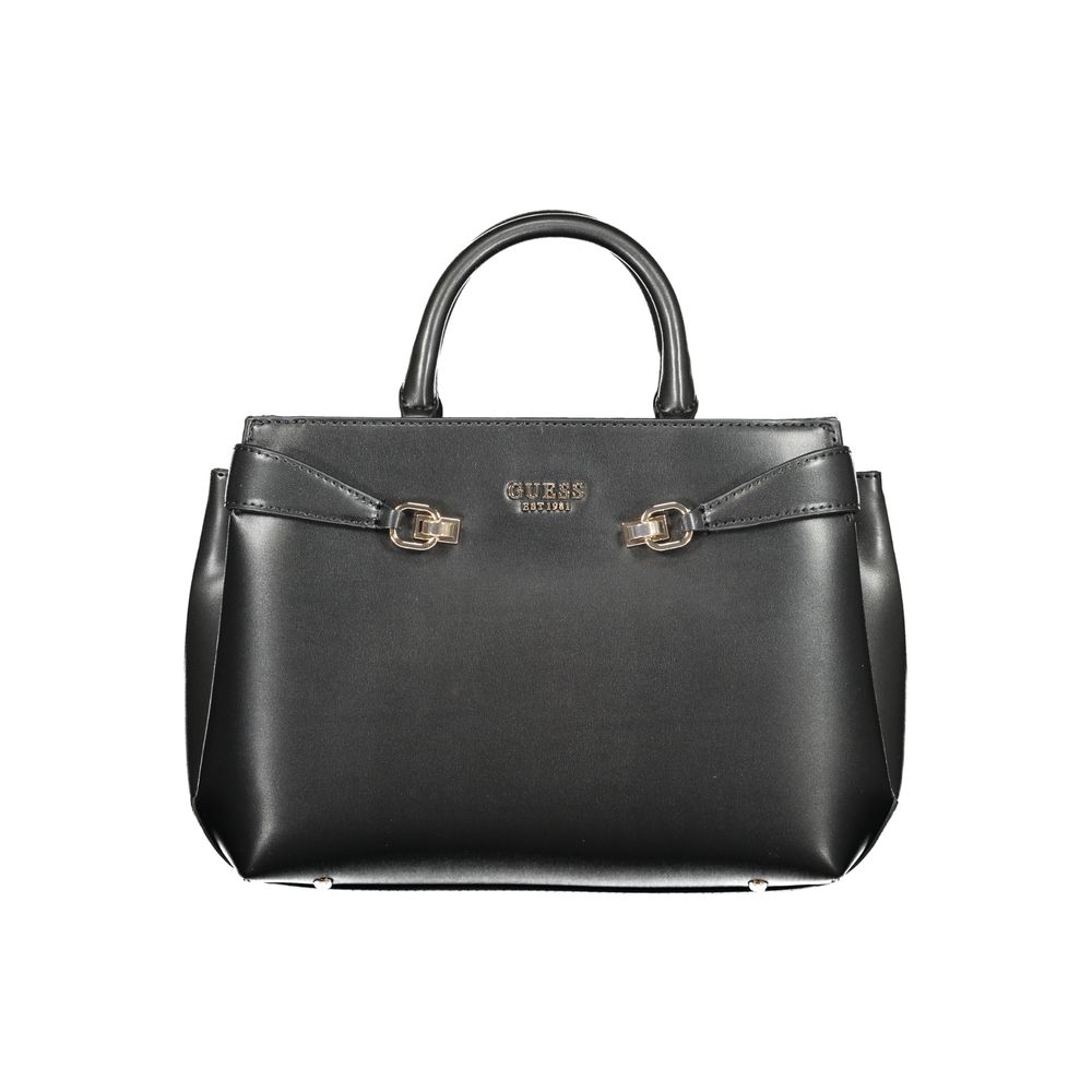 Guess Jeans Black Polyurethane Women's Handbag Guess Jeans